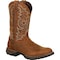 Durango Men's Western Boot, 9.5 M, Leather, 12 in H, Coyote Brown DDB0163 - alternate 1